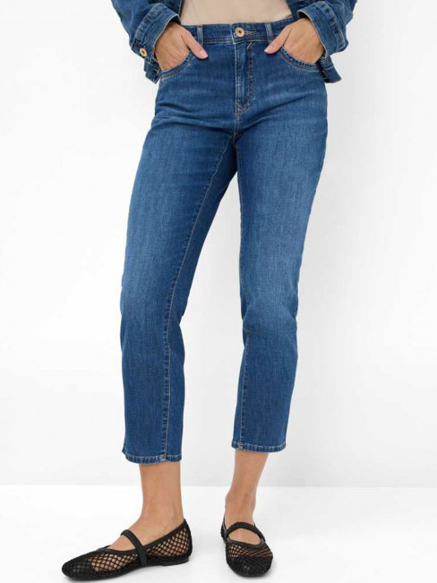 Mary S ultralight cotton 7/8 mellanblå denim från Brax 2