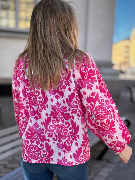 Bomullsblus Dream Cerise från Gossip