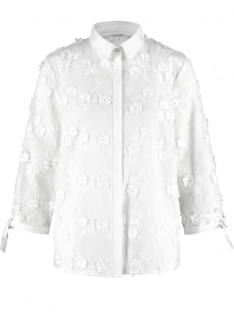 Blus vit broderi från Gerry Weber