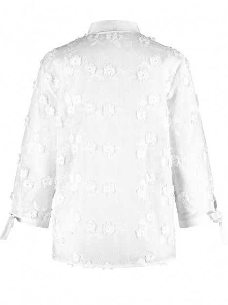 Blus vit broderi från Gerry Weber