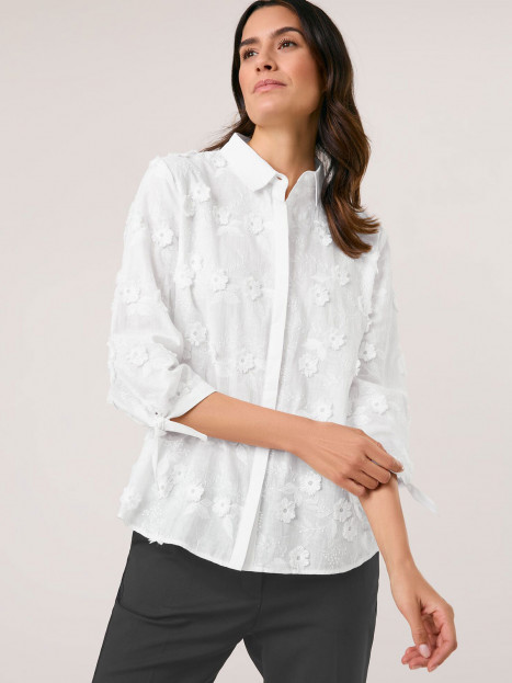 Blus vit broderi från Gerry Weber