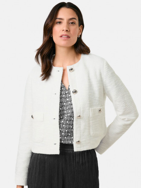 Boucléjacka gräddvit från Gerry Weber