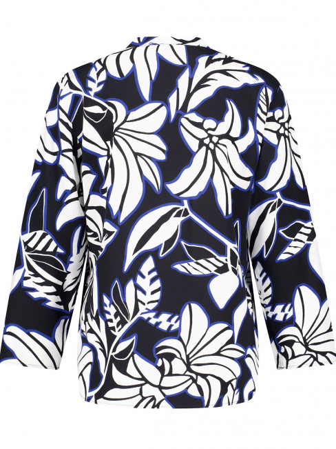 Viskosblus svart/blå från Gerry Weber 2