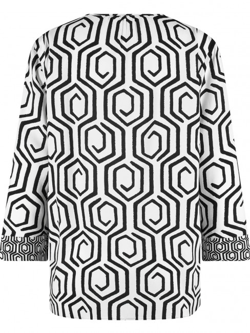 Viskosblus grafik svart/vit från Gerry Weber 2