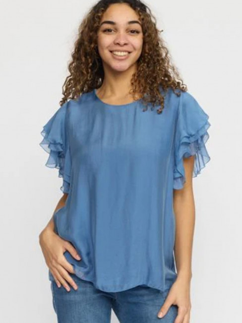 Chiffongtopp blå från 2-BIZ