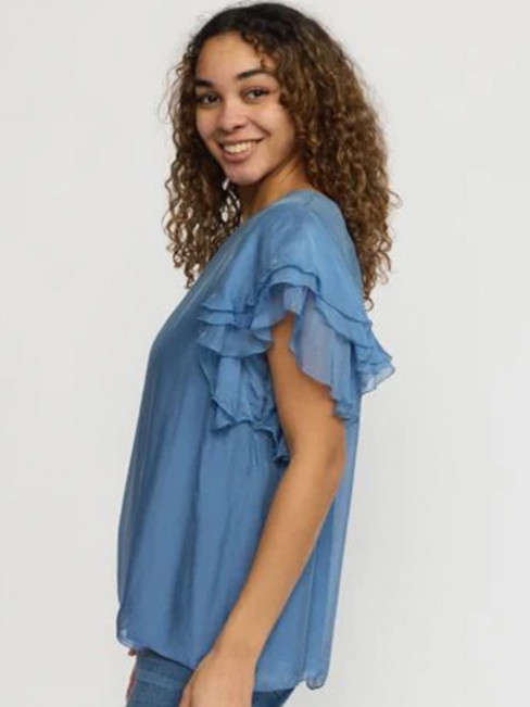 Chiffongtopp blå från 2-BIZ 2