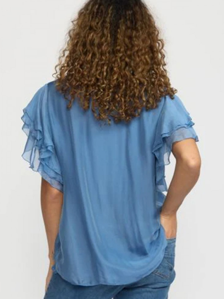 Chiffongtopp blå från 2-BIZ