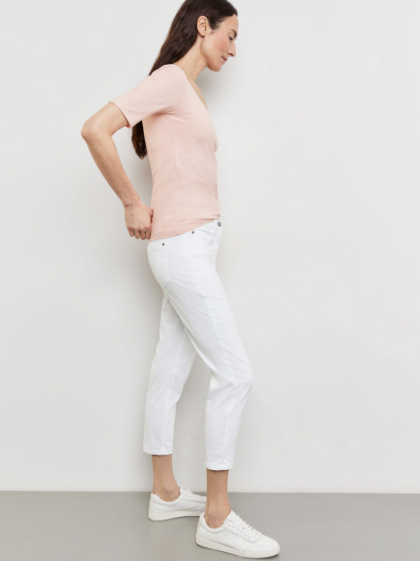 Bomullsbyxa Best4me Soline 7/8 vit från Gerry Weber