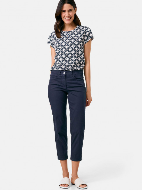 Bomullsbyxa Best4me Soline 7/8 del Marin från Gerry Weber