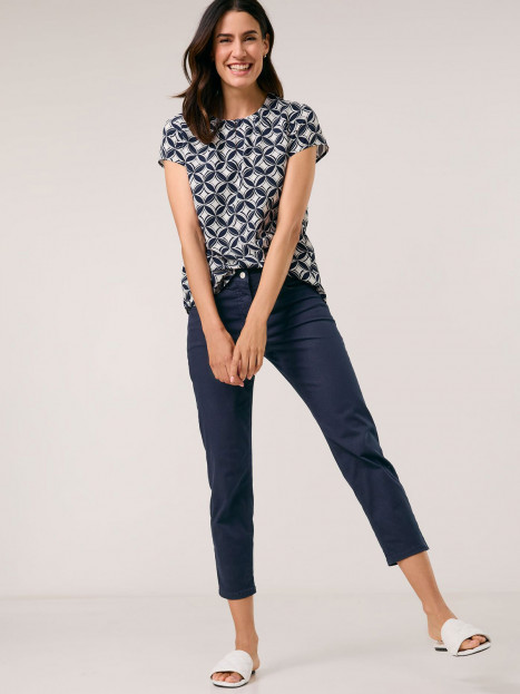 Bomullsbyxa Best4me Soline 7/8 del Marin från Gerry Weber