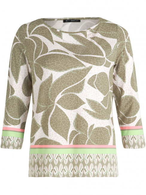 Trikåtopp strass olivgrön från Betty Barclay 2