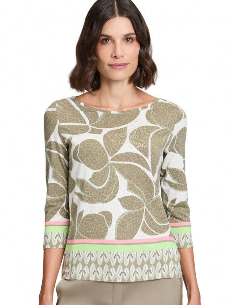 Trikåtopp strass olivgrön från Betty Barclay