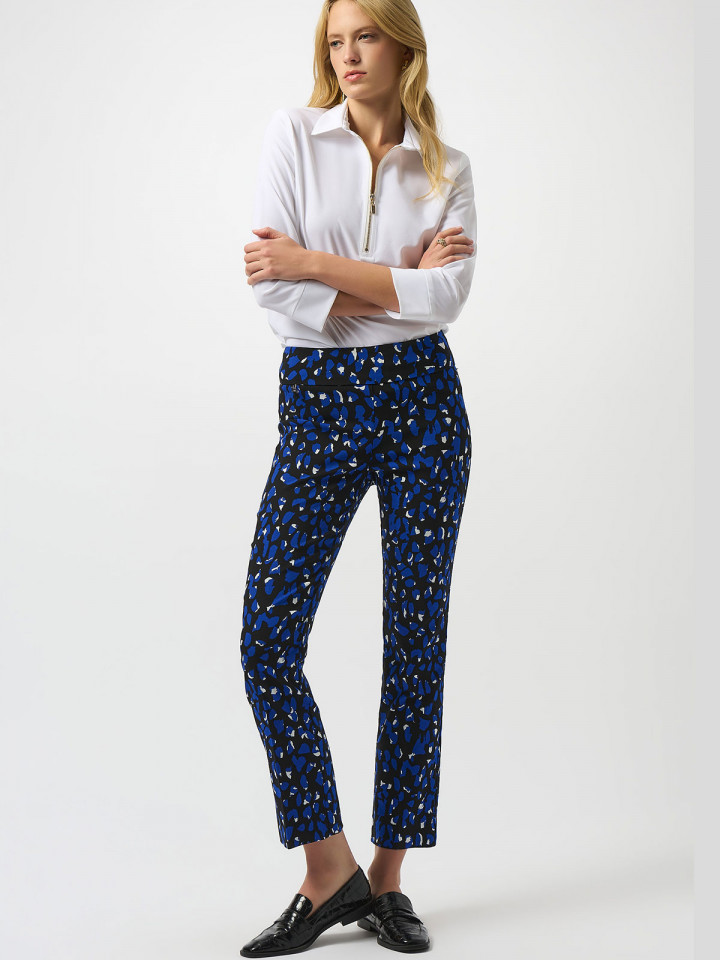 Byxa mönstrad blå från Joseph Ribkoff