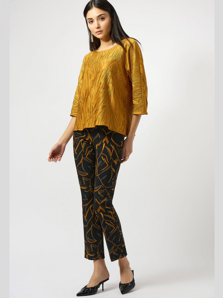 Byxa mönstrad brun från Joseph Ribkoff