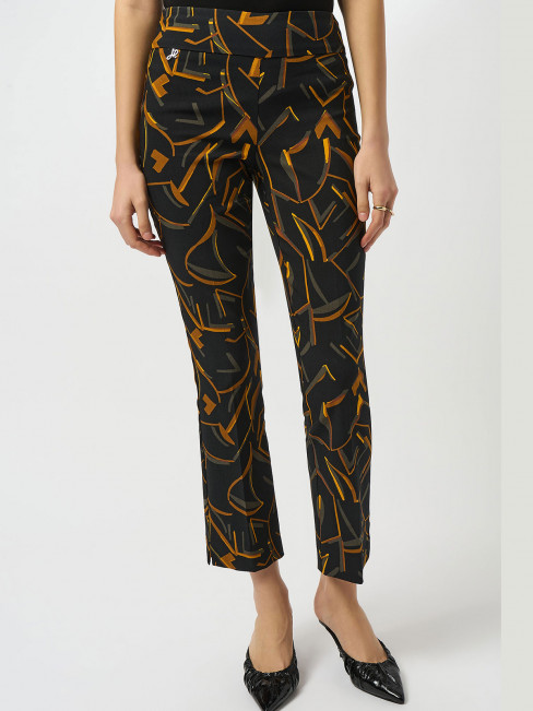 Byxa mönstrad brun från Joseph Ribkoff