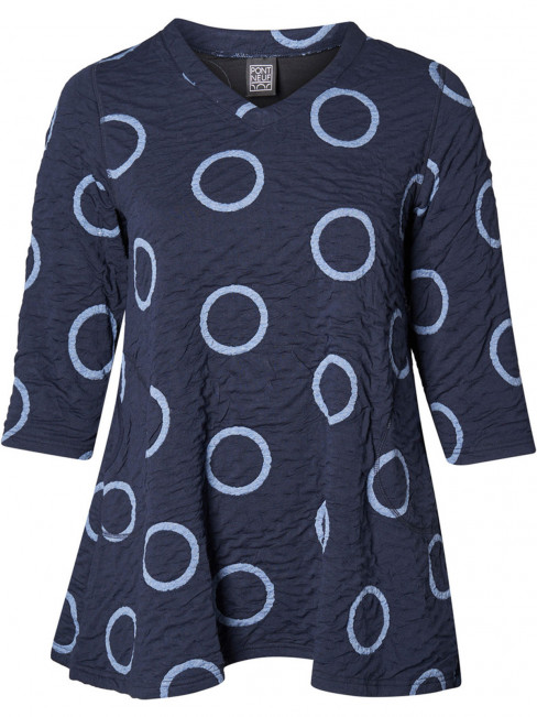 Tunika struktur blå ring Pont Neuf