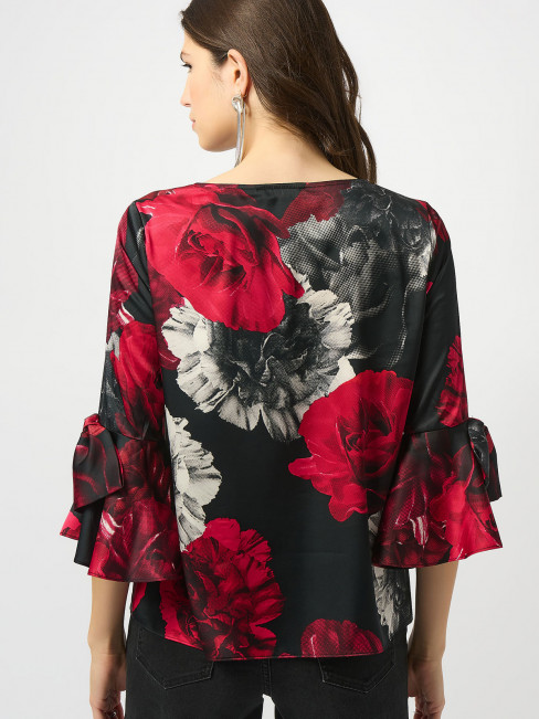 Blus röda rosor från Joseph Ribkoff 2