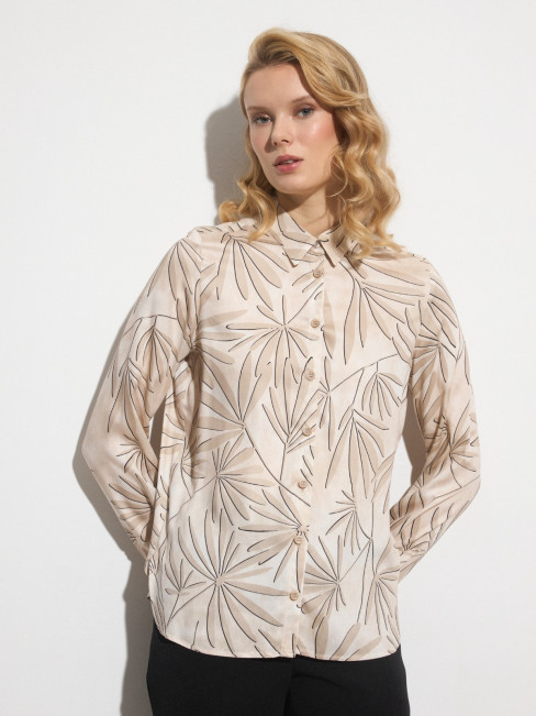 Blus Baelo ljus sand från Tinta