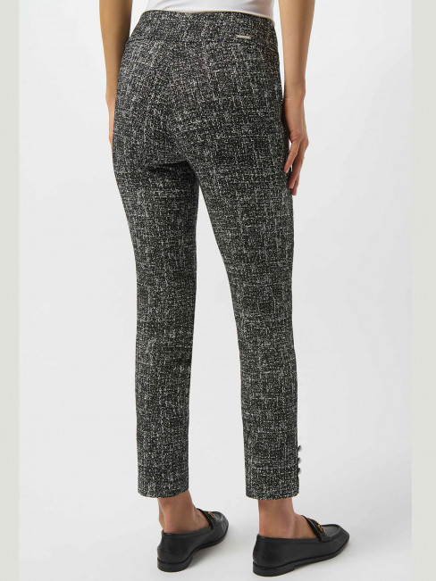 Byxa "tweed" svart/vit från Joseph Ribkoff 2