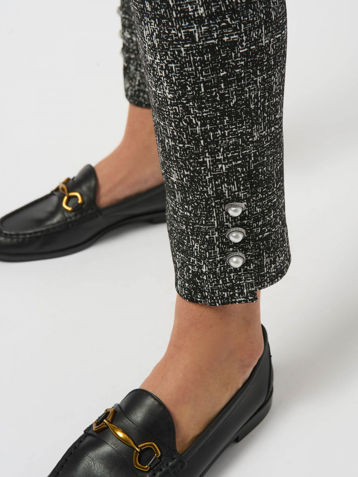 Byxa "tweed" svart/vit från Joseph...