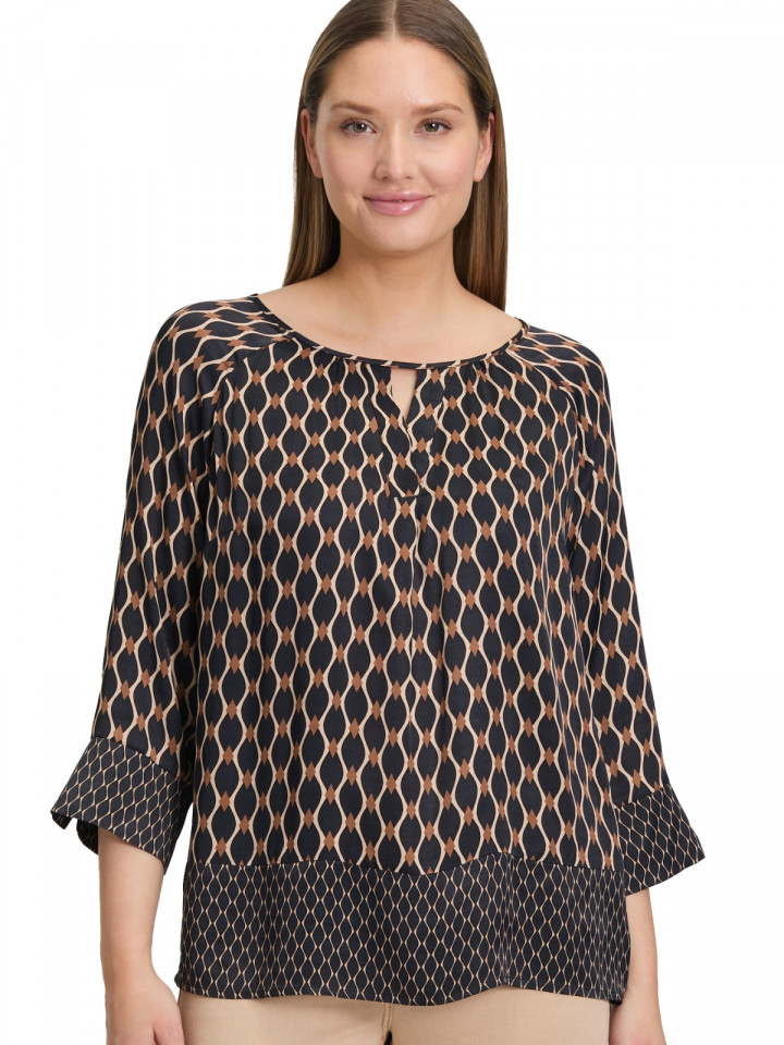 Blus svart/camel från Betty Barclay