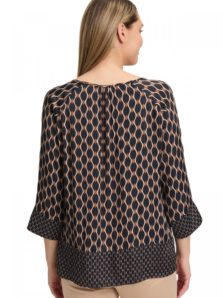 Blus svart/camel från Betty Barclay