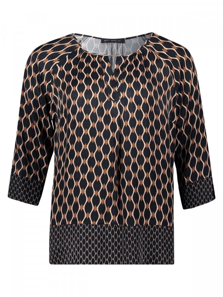 Blus svart/camel från Betty Barclay