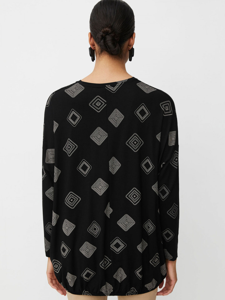 Trikåtunika Baggy svart från Masai