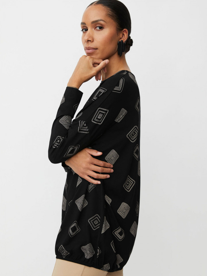 Trikåtunika Baggy svart från Masai