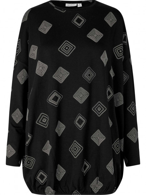 Trikåtunika Baggy svart från Masai