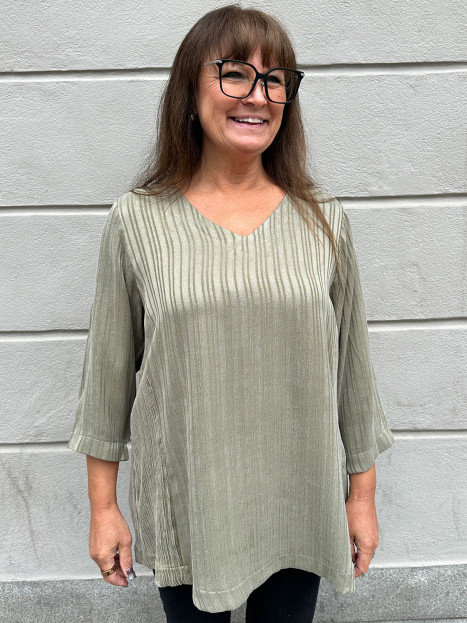 Lyocelltunika i kakigrön från PontNeuf