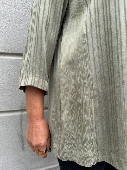 Lyocelltunika i kakigrön från PontNeuf 2