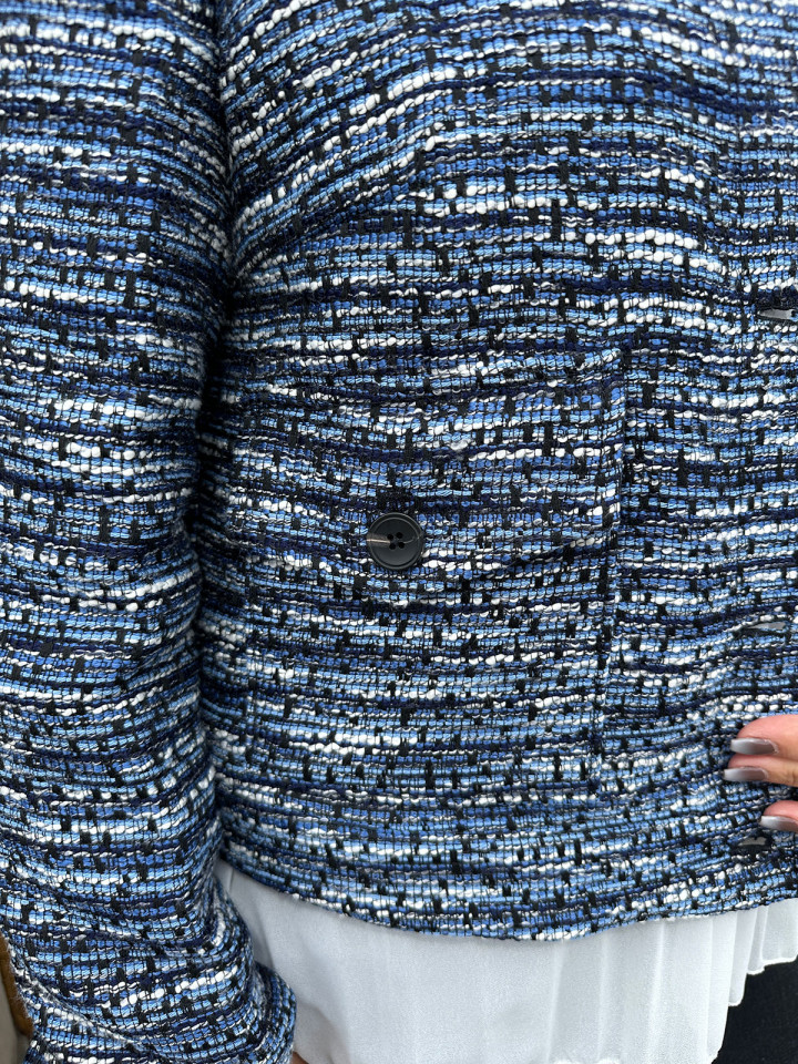 Jacka struktur blå från Gerry Weber