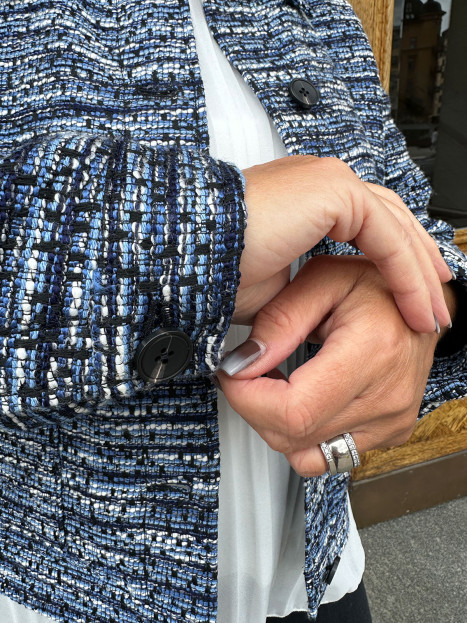 Jacka struktur blå från Gerry Weber