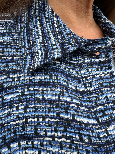 Jacka struktur blå från Gerry Weber