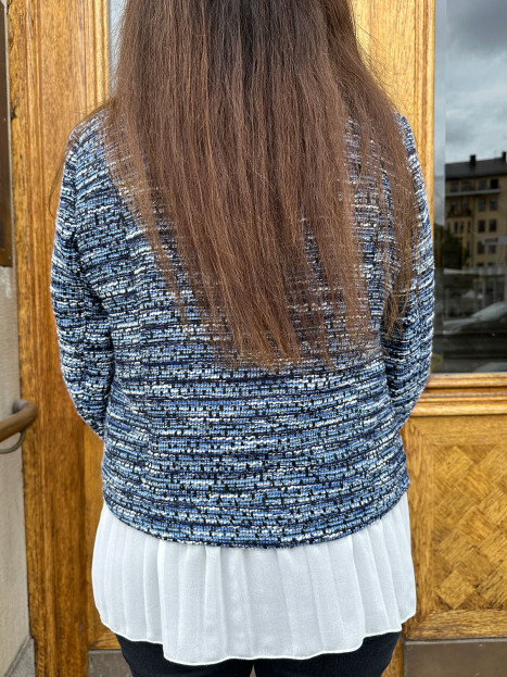 Jacka struktur blå från Gerry Weber