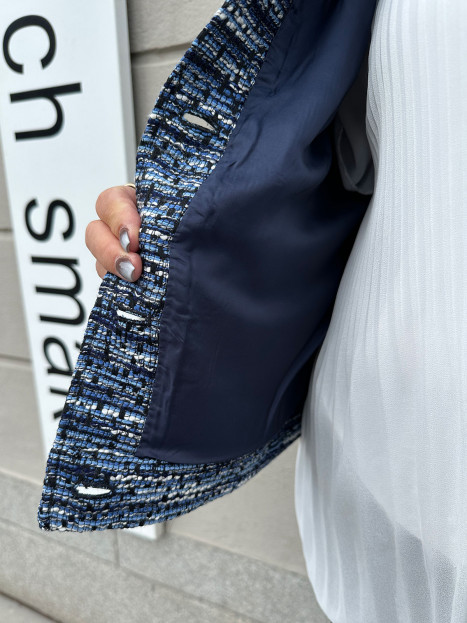 Jacka struktur blå från Gerry Weber