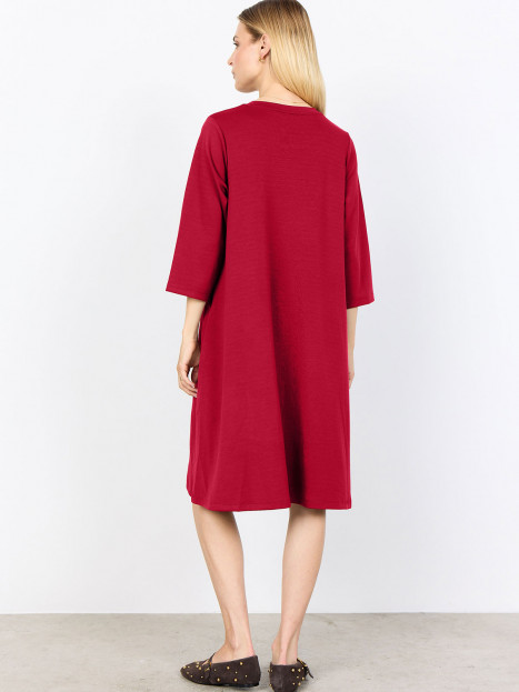 Trikåklänning Banu röd från SoyaConcept