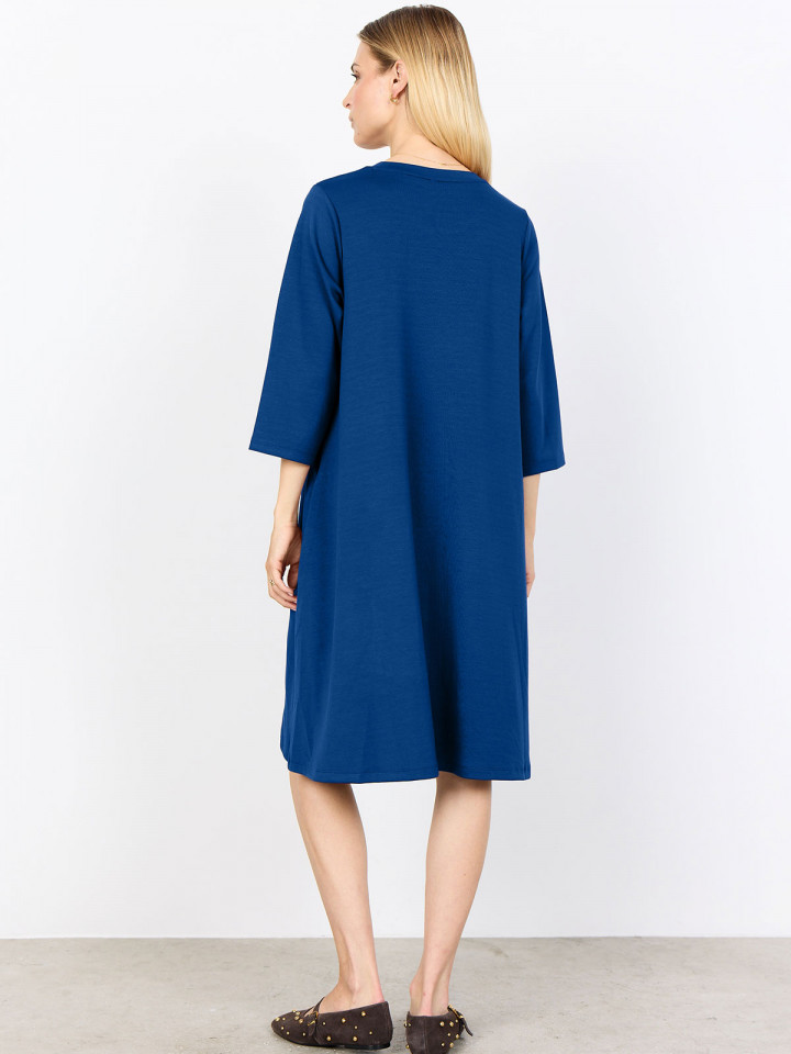 Trikåklänning Banu blå från SoyaConcept