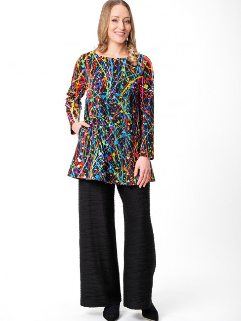Tunika Pipsa Nox multi svart från Aino 2