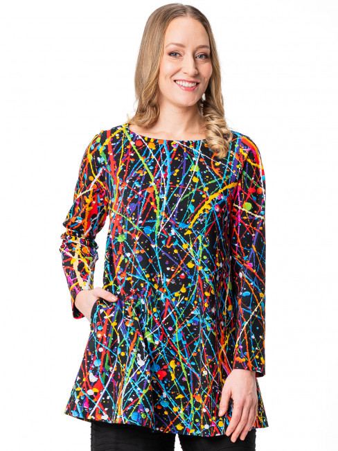 Tunika Pipsa Nox multi svart från Aino