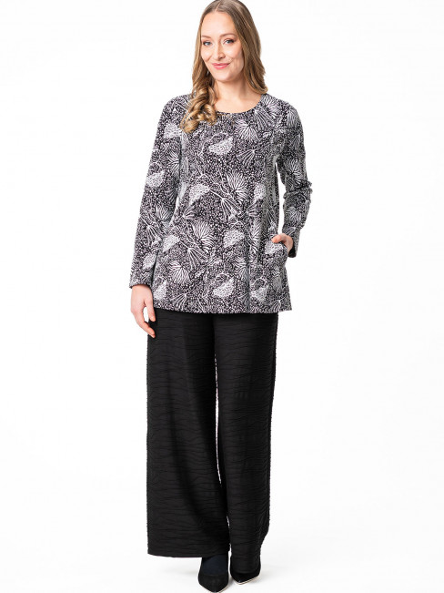 Tunika Raisa Dibujo svart/vit från Aino 2