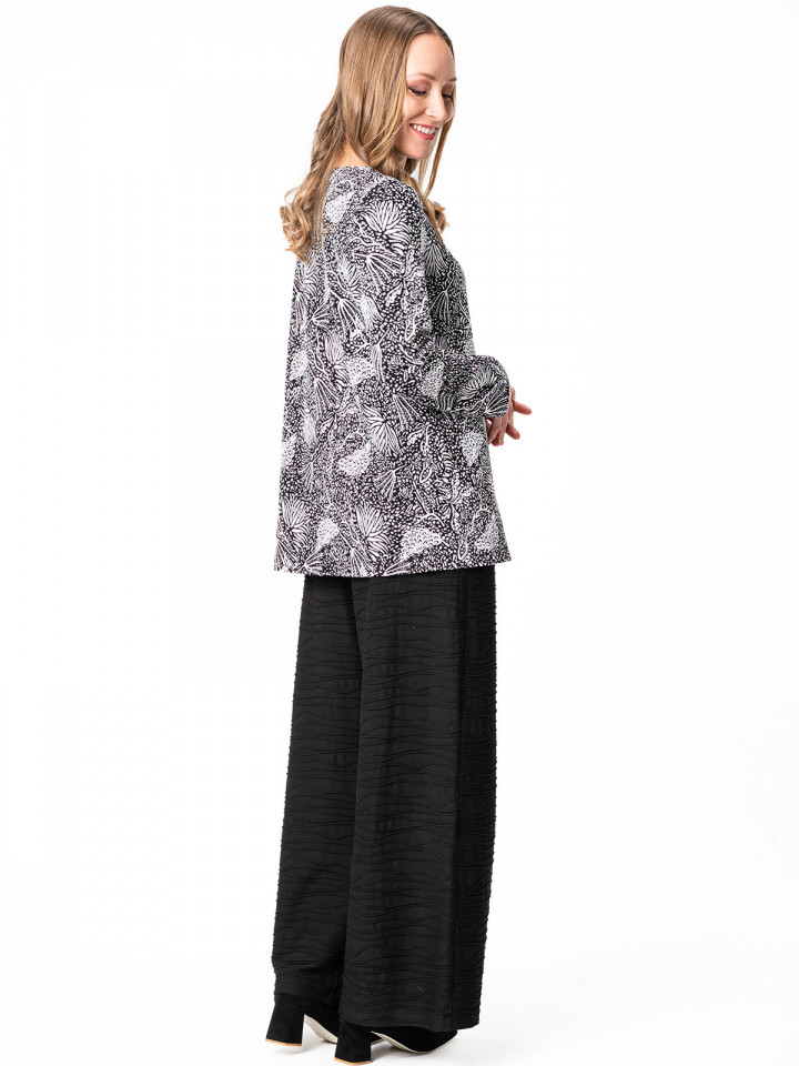 Tunika Raisa Dibujo svart/vit från Aino