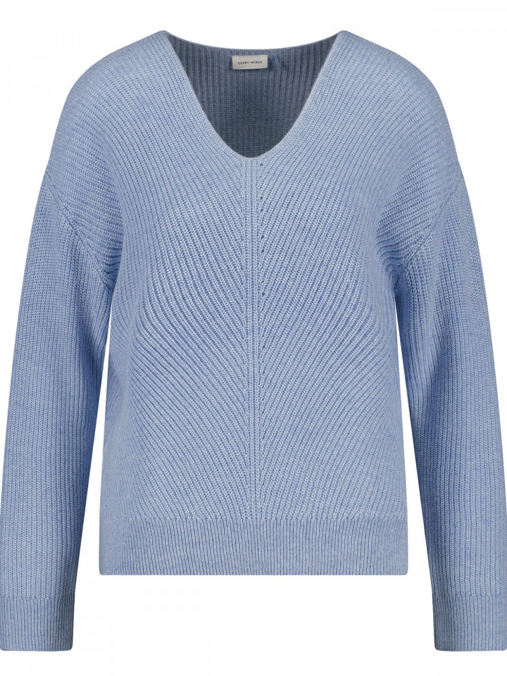 Stickad tröja ljusblå från Gerry Weber