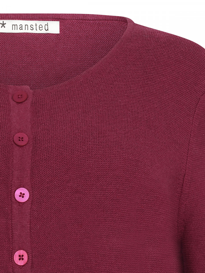 Kofta Monsoon mörk rosa från Mansted