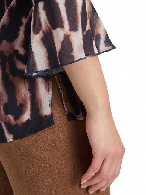 Chiffongblus rosa/svart från Betty Barclay 2