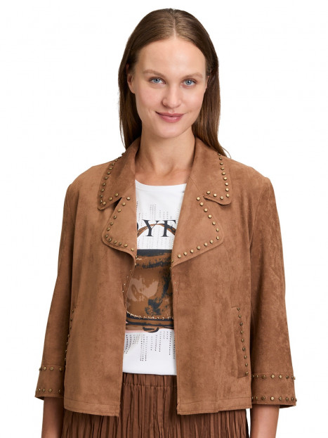 Jacka nougatbrun mockaimitation från Betty Barclay