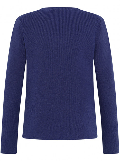 Stickad bomullströja Nerida blå från Mansted