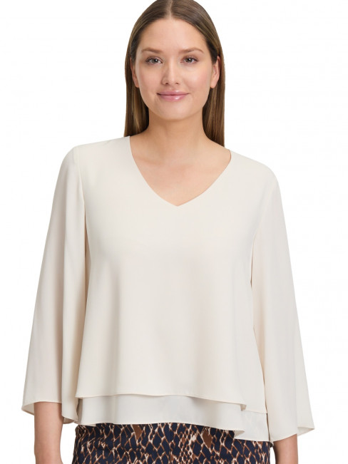 Chiffongblus creme från Betty Barclay