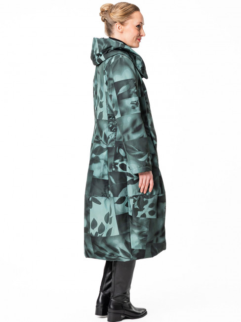 Täckkappa Marion grön/svart från Aino 2